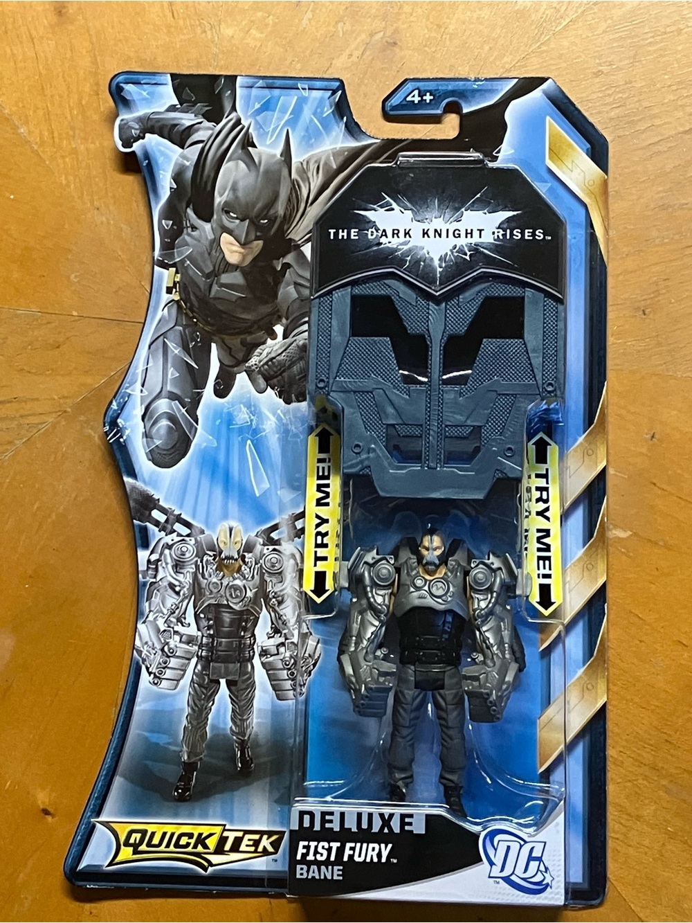 NWT Mattel Dark Knight Rises QuickTek Fist Fury Bane